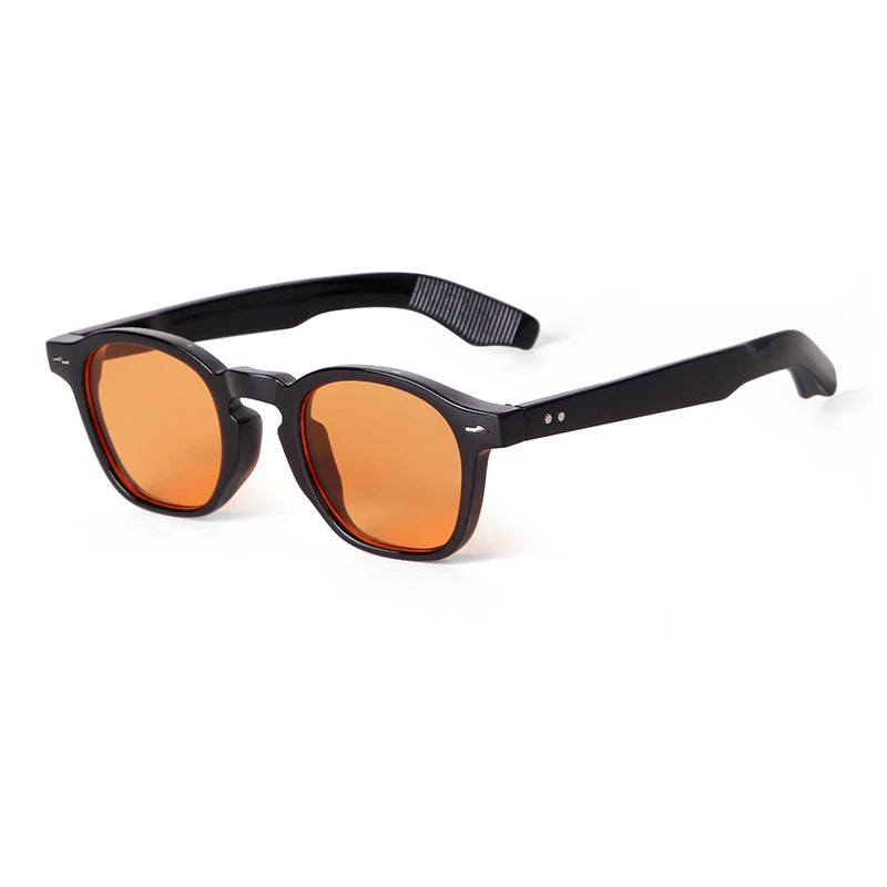 Yellow Orange Retro Sunglasses