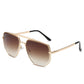 Vintage Metal Design Sunglasses