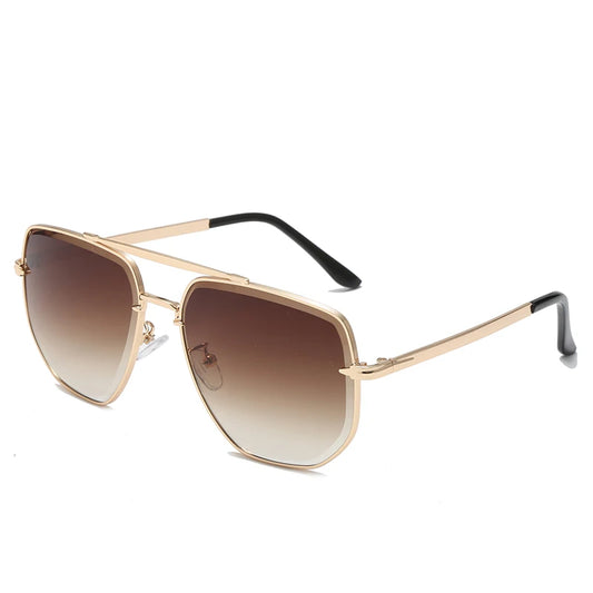 Vintage Metal Design Sunglasses