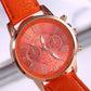 Minimal Leather Dress Women Watch