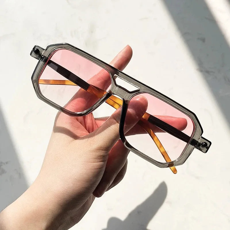 Thick Frame Square Sunglasses