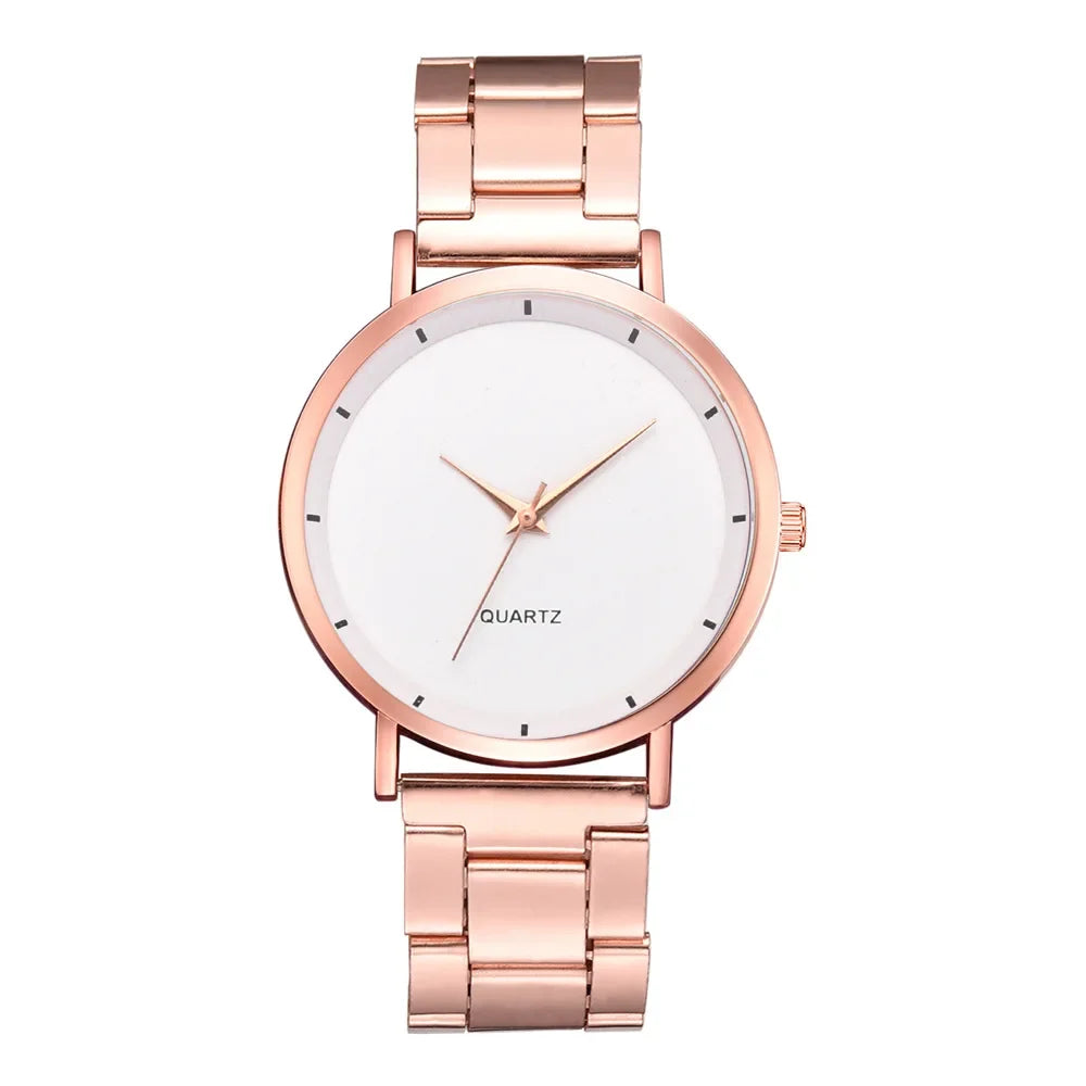 Rose Gold Business Women Watch