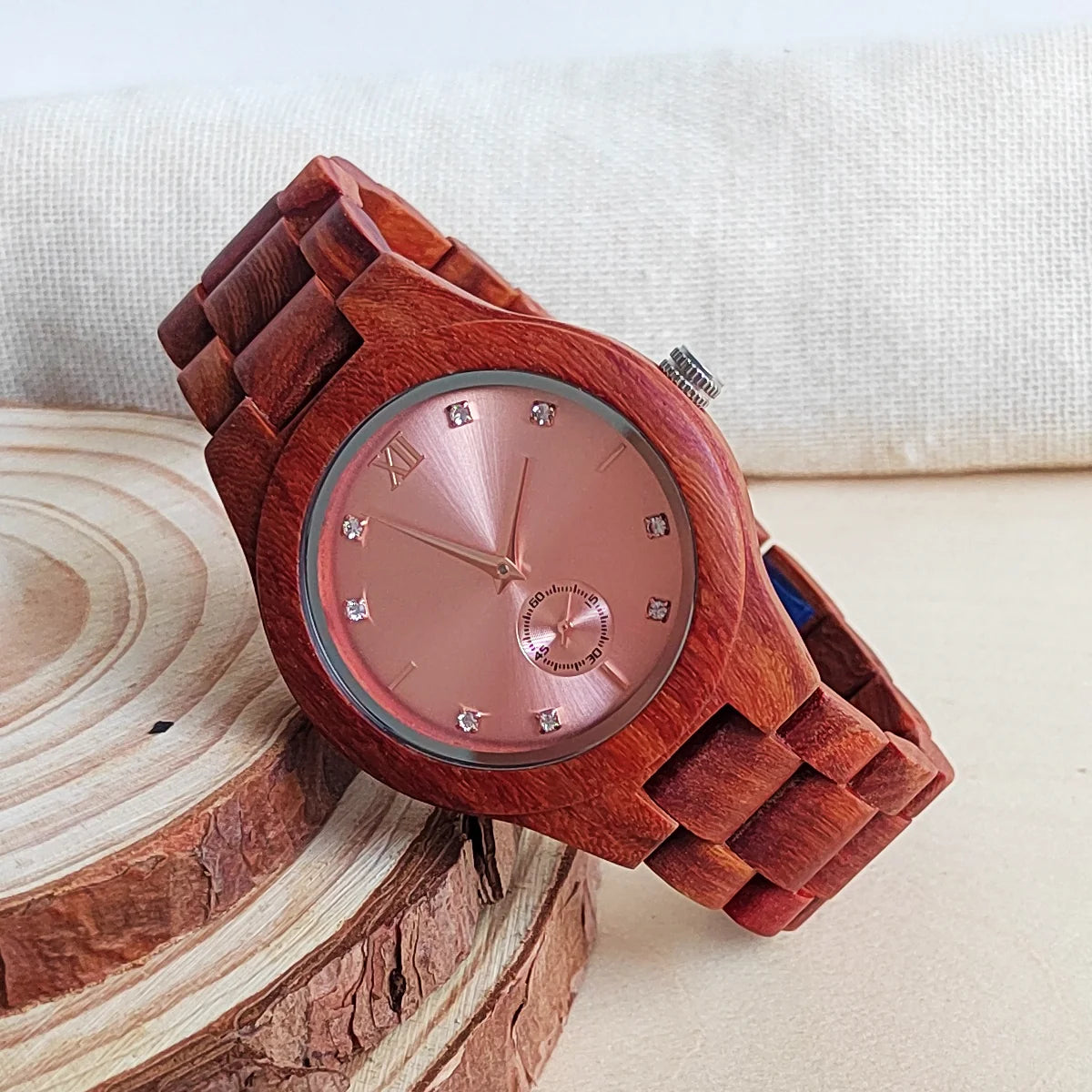 Wooden Luminous Women Watch