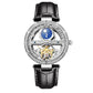Skeleton Automatic Leather Women Watch
