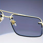 Frameless Classic Square Sunglasses