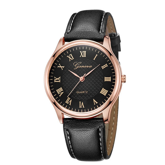 Leather Strap Business Men Watch