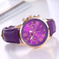 Minimal Leather Dress Women Watch