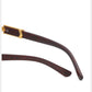 Rimless Gradient Square Sunglasses