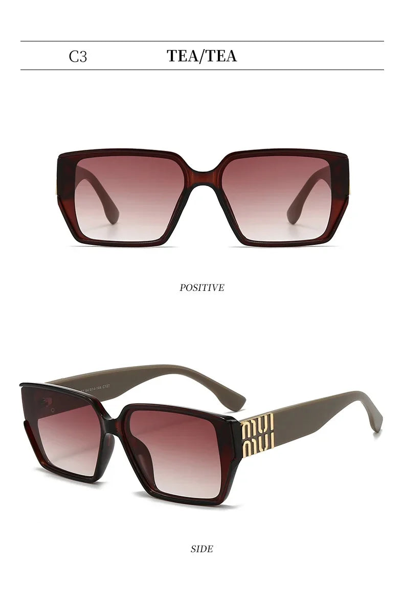 Designer Square Glamour Sunglasses