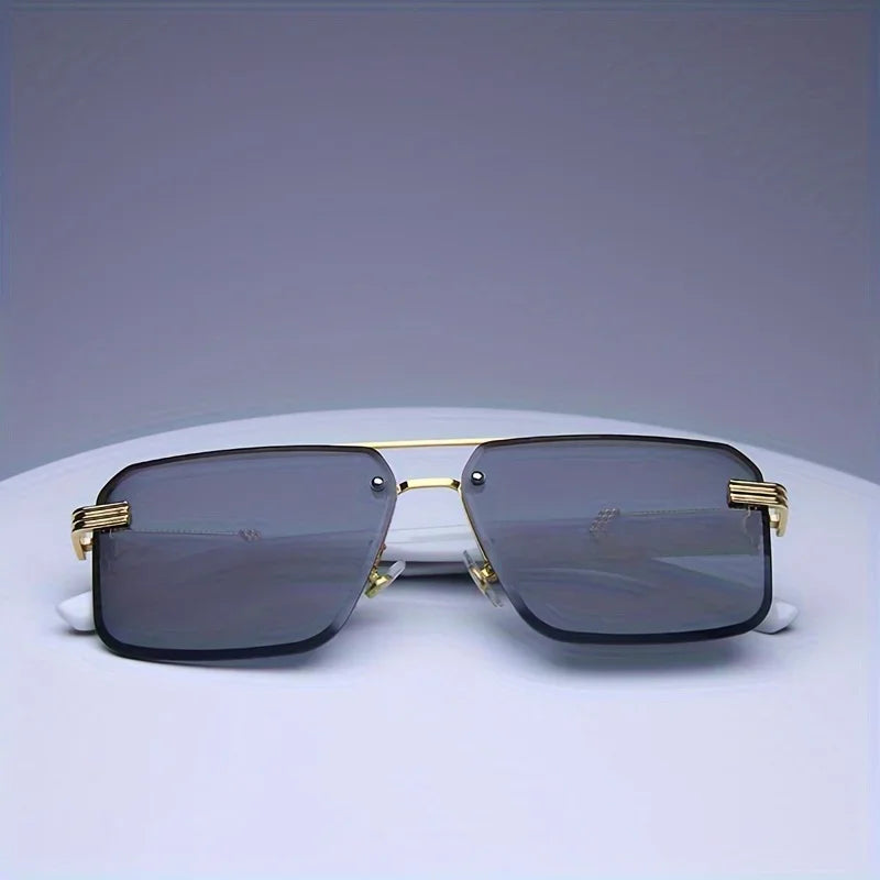 Frameless Classic Square Sunglasses