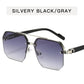Half Frame Retro Sunglasses