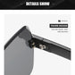 Oversized Rimless Women Sunglasses