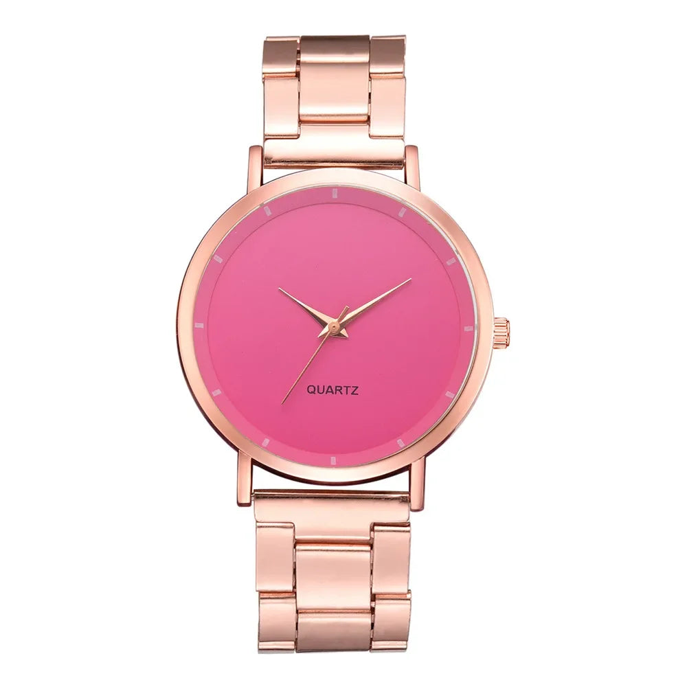 Rose Gold Business Women Watch