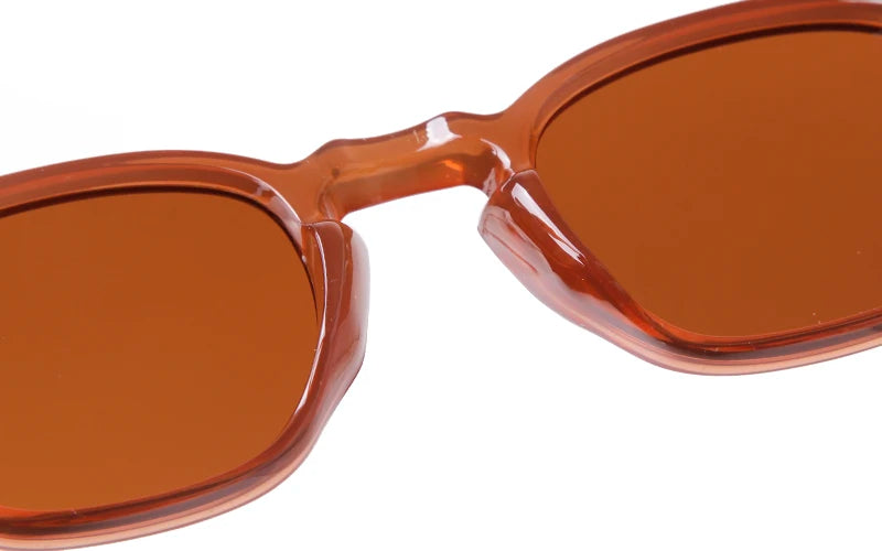 Yellow Orange Retro Sunglasses
