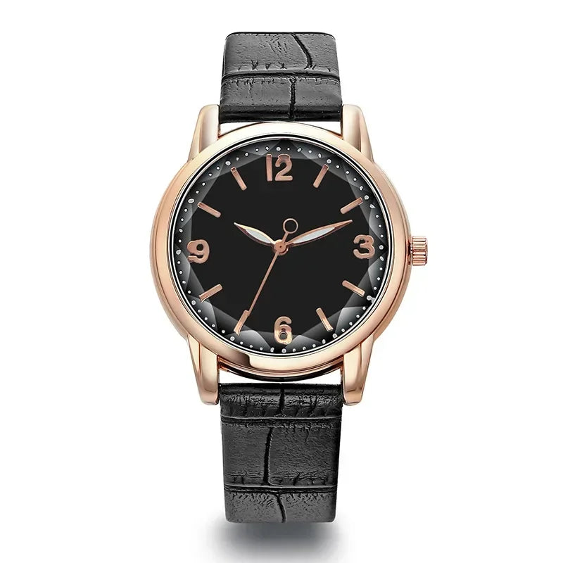 Luxury Leather Quartz Women Watch