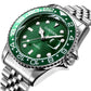 Green Dial Casual Men Watch