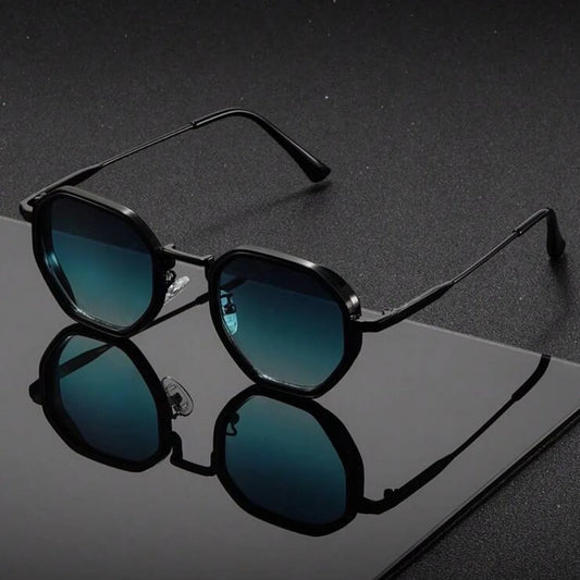 Geometric Square Retro Sunglasses