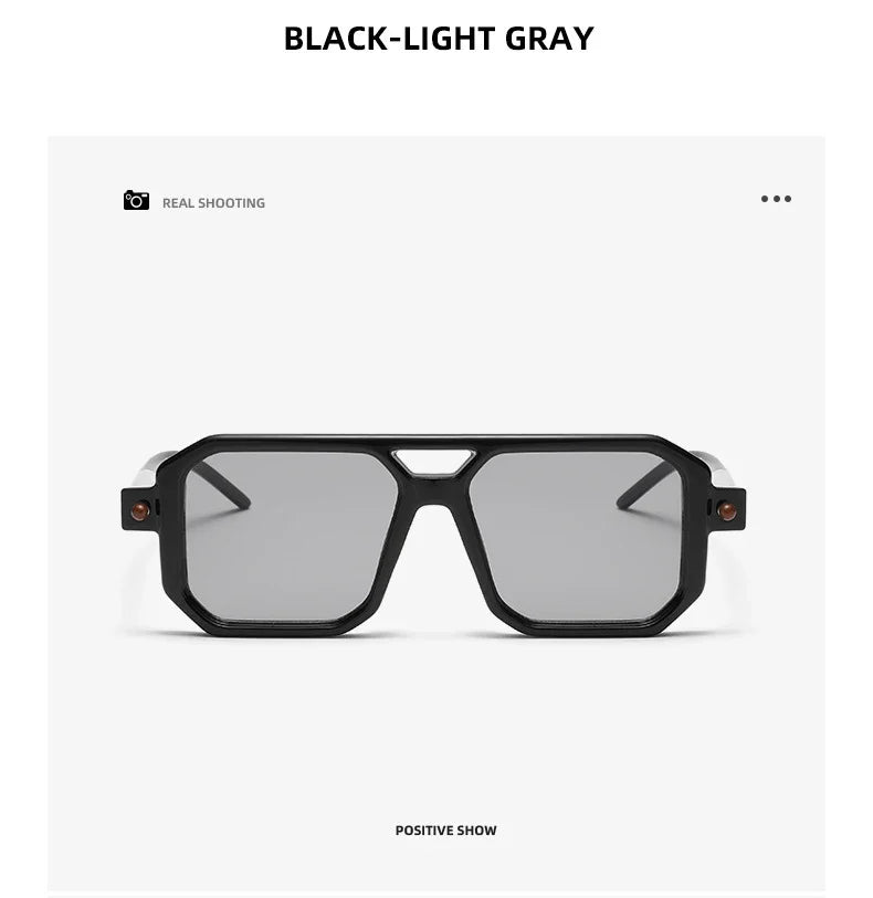 Thick Frame Square Sunglasses