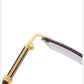Rimless Gradient Square Sunglasses
