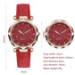 PU Leather Business Men Watch
