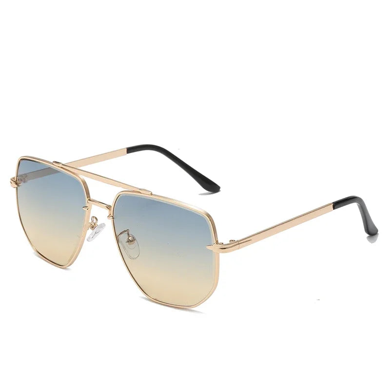 Vintage Metal Design Sunglasses