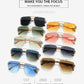 Rimless Pilot Retro Sunglasses