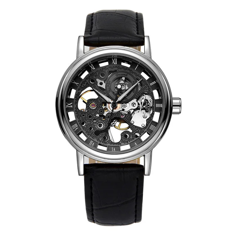 Manual Skeleton Mechanical Men Watch