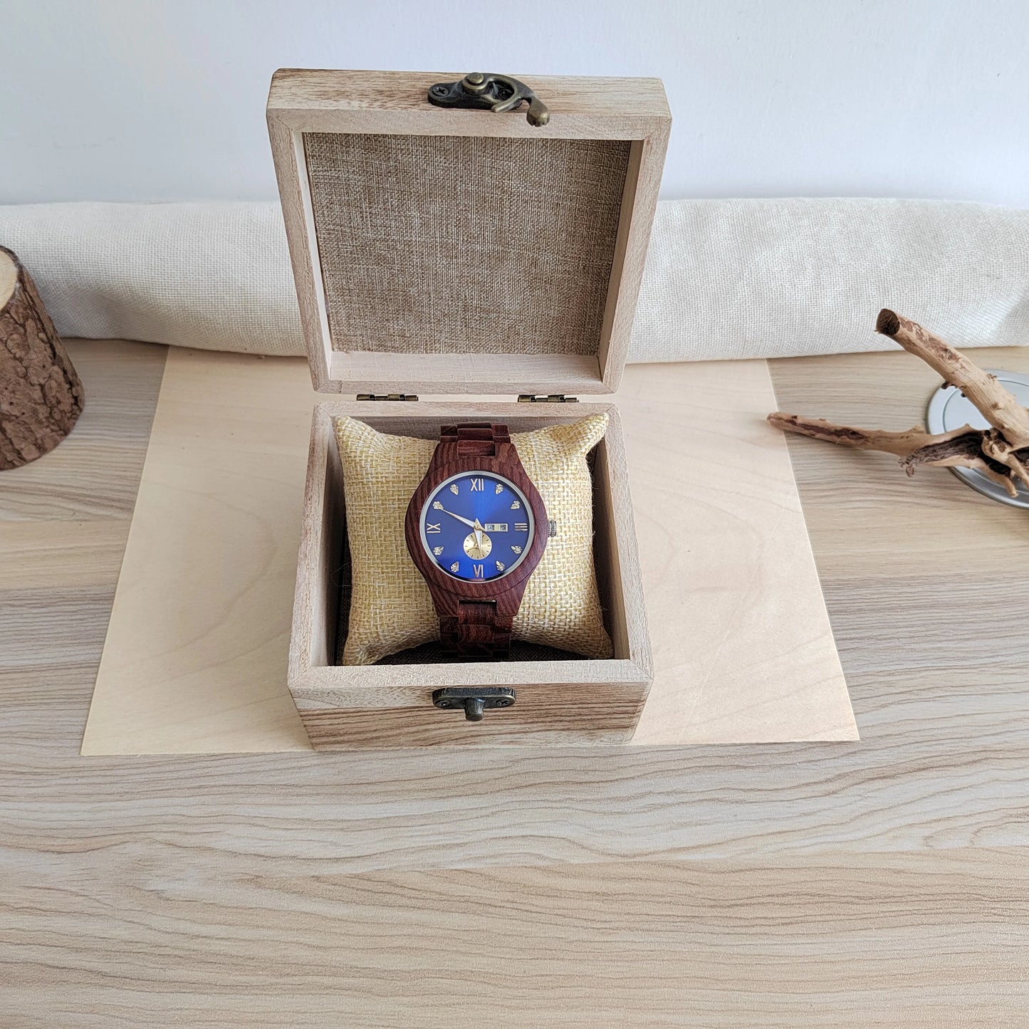 Wooden Luminous Women Watch