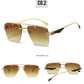 Rimless Pilot Retro Sunglasses
