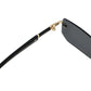 Rimless Rectangle Fashion Sunglasses