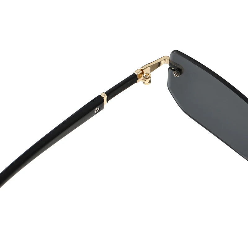 Rimless Rectangle Fashion Sunglasses