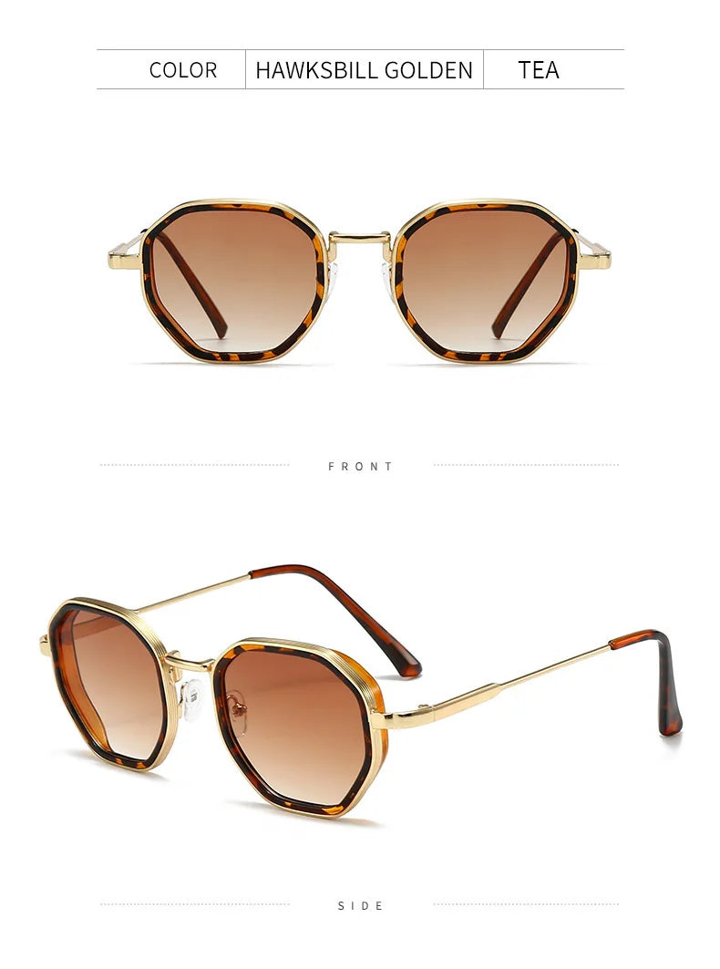 Geometric Square Retro Sunglasses
