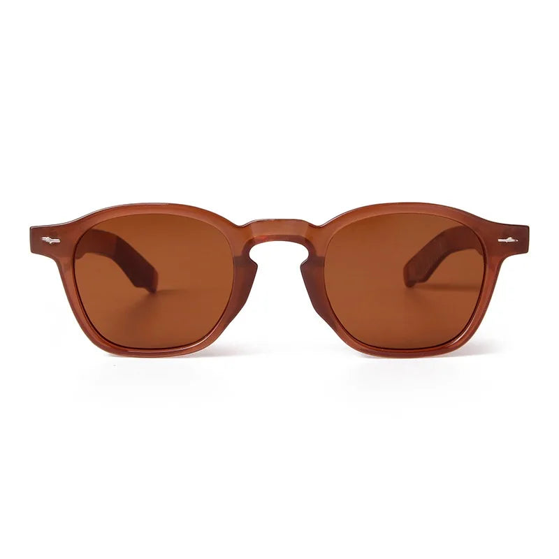 Yellow Orange Retro Sunglasses