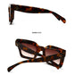 Designer Retro Rivet Sunglasses