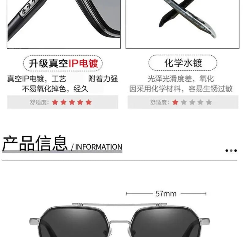 Photochromic Driver Day Night Sunglasses
