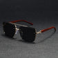 Wooden Vintage Square Sunglasses