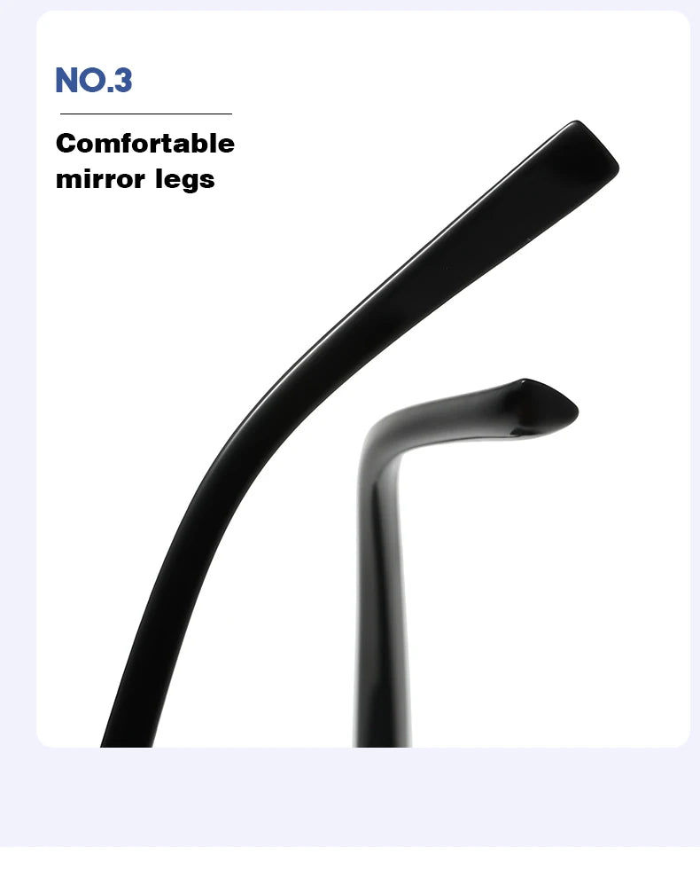 Rimless Rectangle Fashion Sunglasses