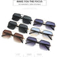 Half Frame Retro Sunglasses