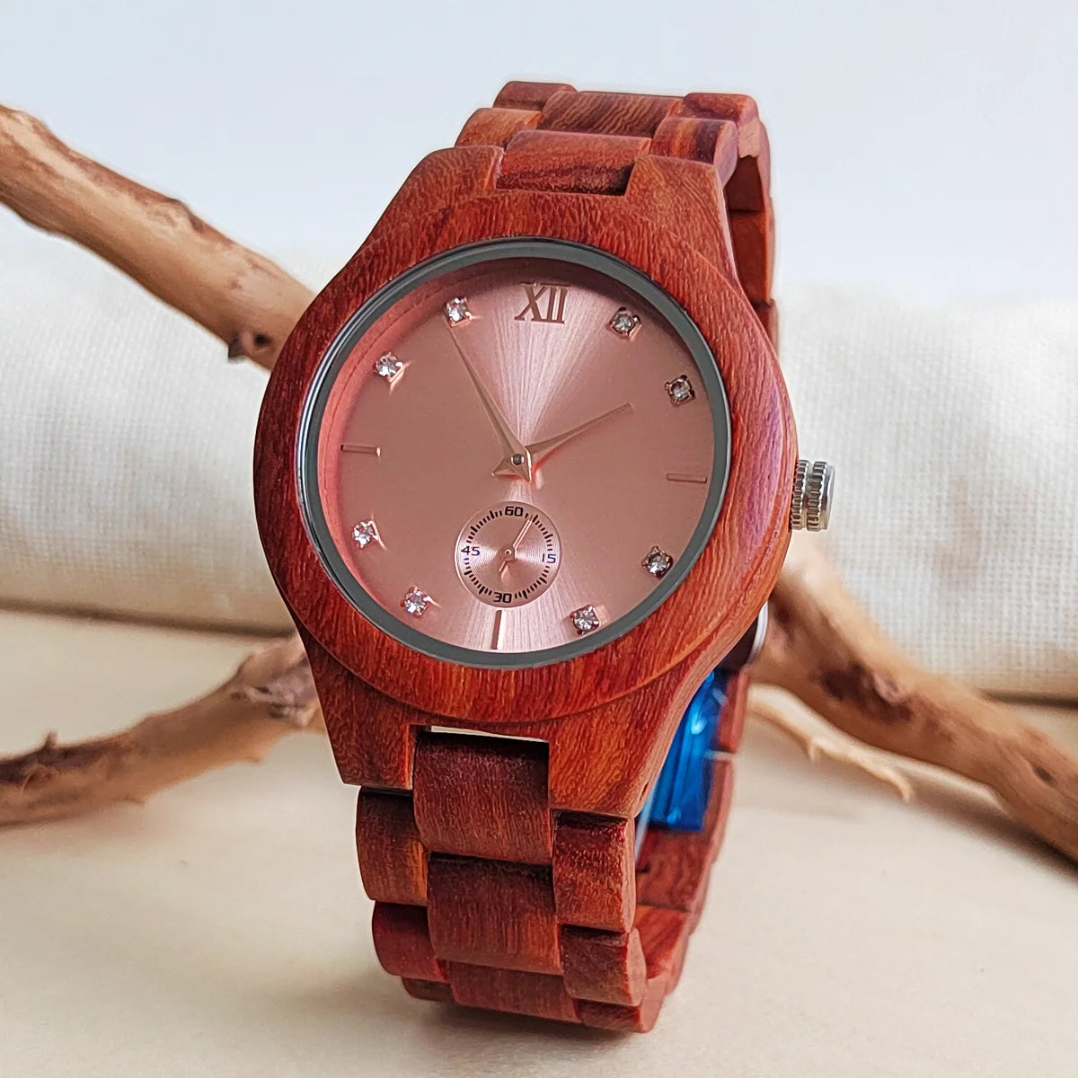 Wooden Luminous Women Watch