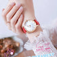 Business Leather Quartz Women Watch