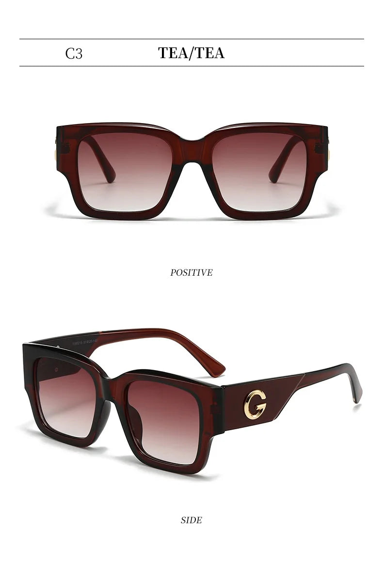European Square Designer Sunglasses