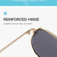 Vintage Metal Design Sunglasses