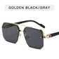 Half Frame Retro Sunglasses