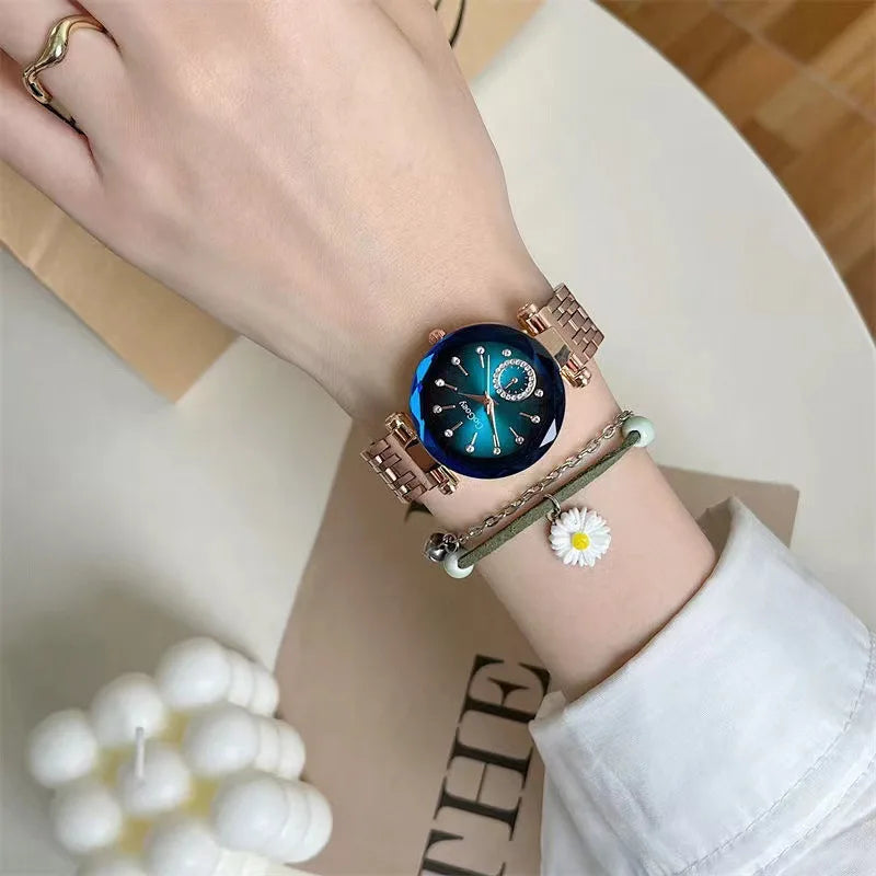 Steel Quartz Luxury Women Watch