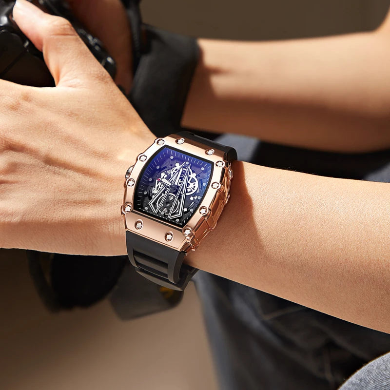 Large Dial Waterproof Men Watch