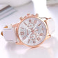 Minimal Leather Dress Women Watch