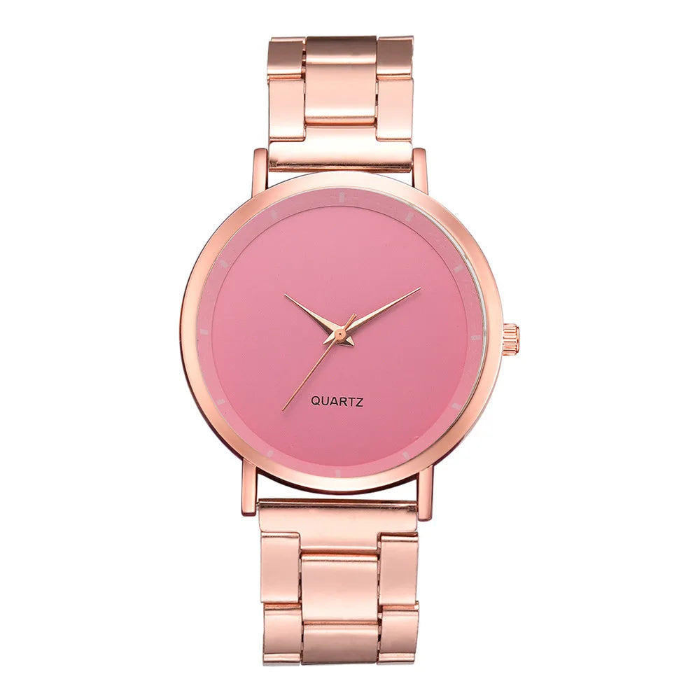 Rose Gold Business Women Watch