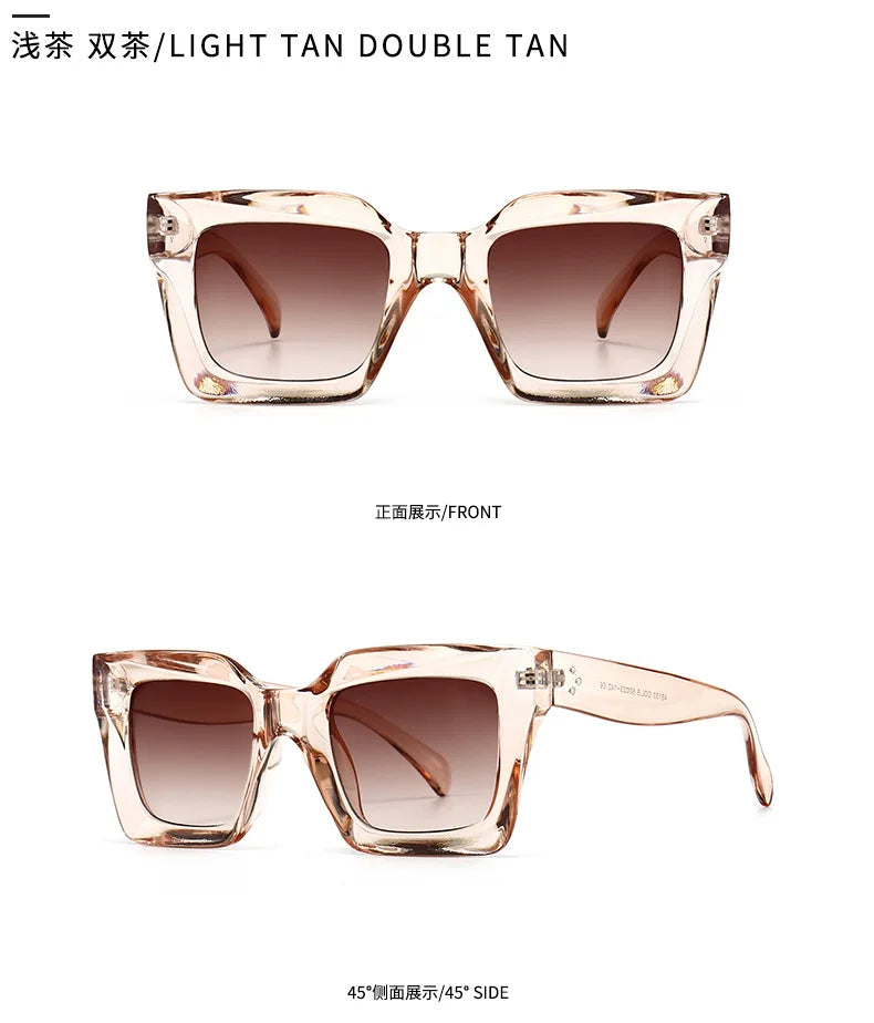 Designer Retro Rivet Sunglasses