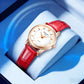 Business Leather Quartz Women Watch