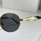 Small Oval Fashion Sunglasses